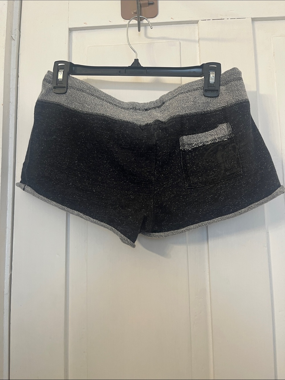 Women's Fox Black and Gray Knit Lounge Shorts - Picture 4 of 5